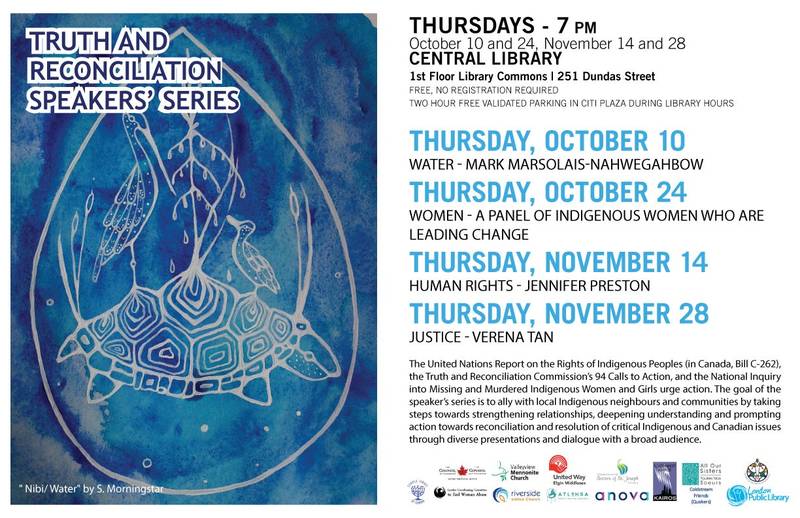 Banner Image for Truth & Reconciliation Speakers' Series at Central Library